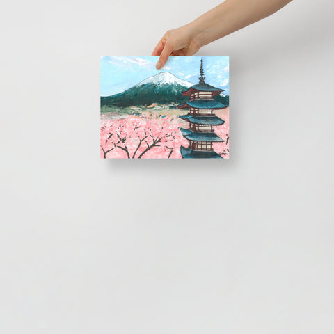 Tokyo Cherry Blossoms Print